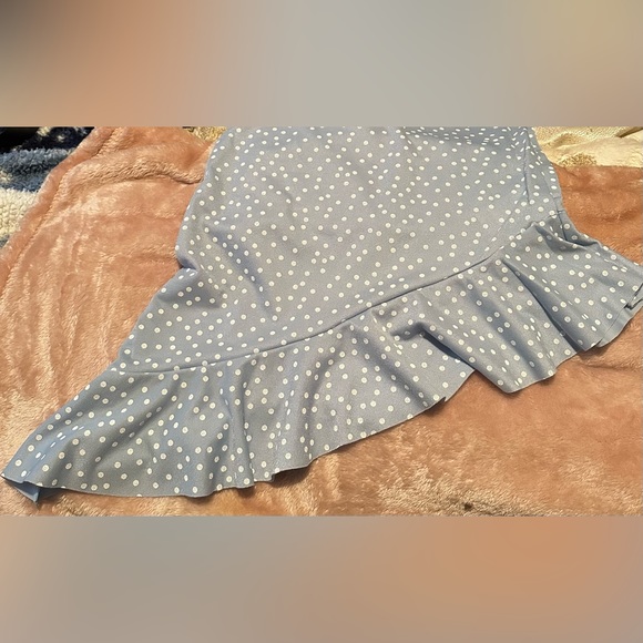 MISGUIDED light blue polka dot body-con party dress! Size: 4 - Picture 4 of 4